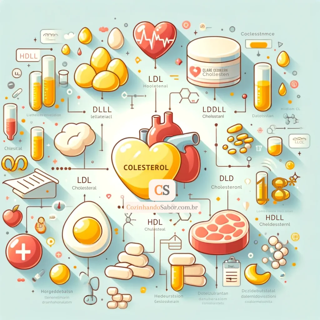 Colesterol: tipos. funções e riscos